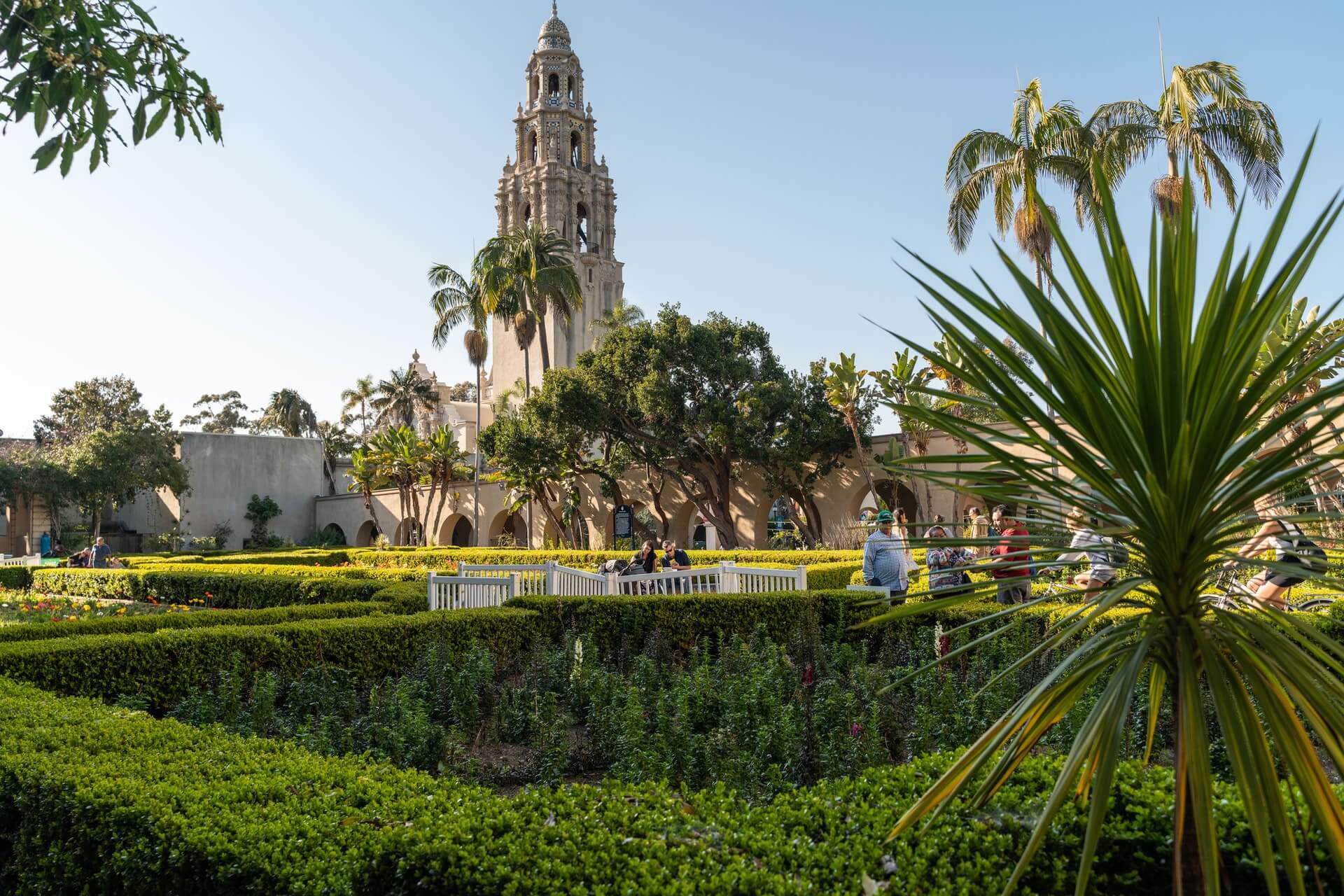 Spanish colonial architecture at Balboa Park, San Diego